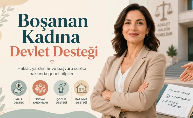 Boşanan Kadına Devlet Desteği